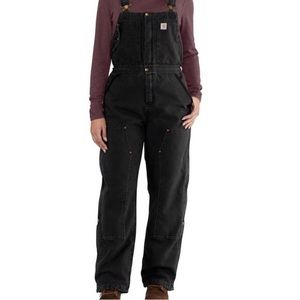 Black Carhartt Bibs women’s 8/10